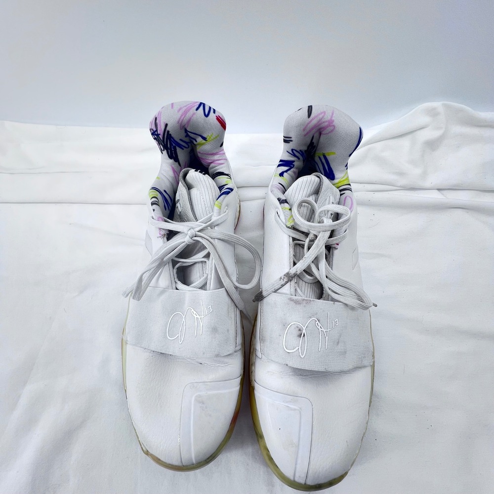 Adidas Harden Vol 3 Different White Multi Mens Basketball Shoes G26813 Size 9.5